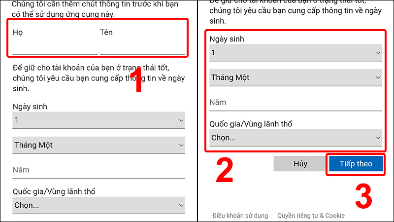 Cách tạo email Outlook bước 3