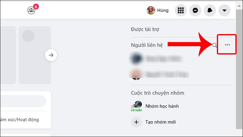 tắt trạng thái online trên Facebook trên máy tính