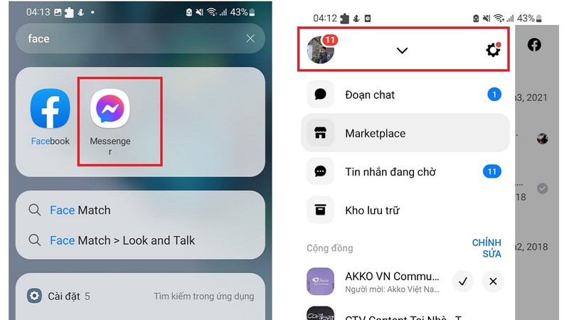 Tắt trạng thái hoạt động trên Messenger 1