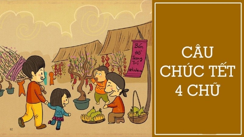 Thơ chúc Tết 4 chữ ngắn gọn