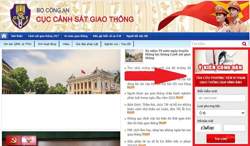 cách tra cứu phạt nguội toàn quốc 1