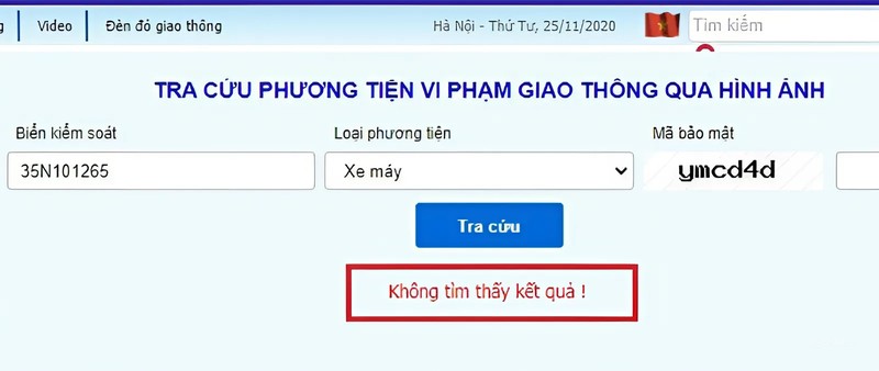 cách tra cứu phạt nguội toàn quốc 2