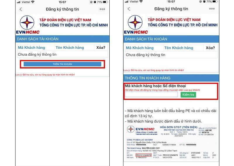 Cách tra cứu tiền điện qua Zalo bước 4