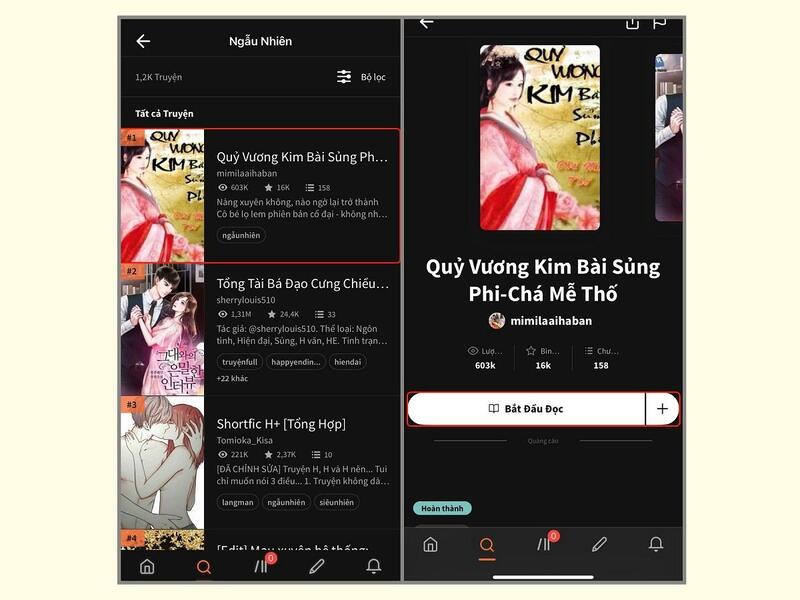 Cách sử dụng Wattpad đơn giản cho người mới bước 2