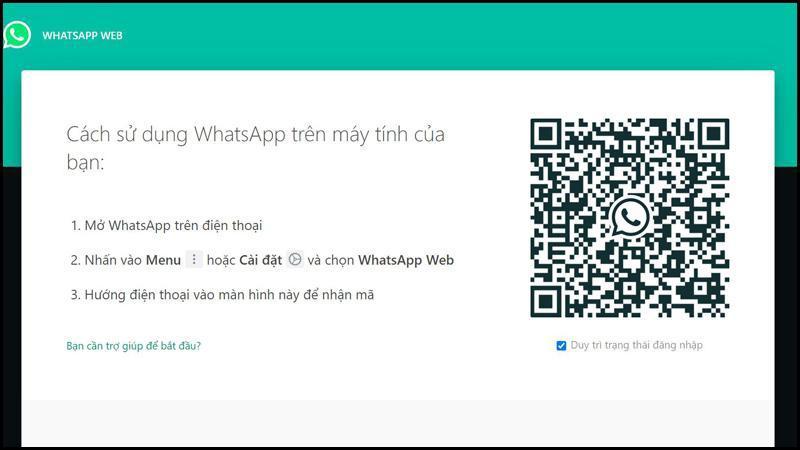 Tải WhatsApp Messenger và đăng ký tài khoản trên máy tính