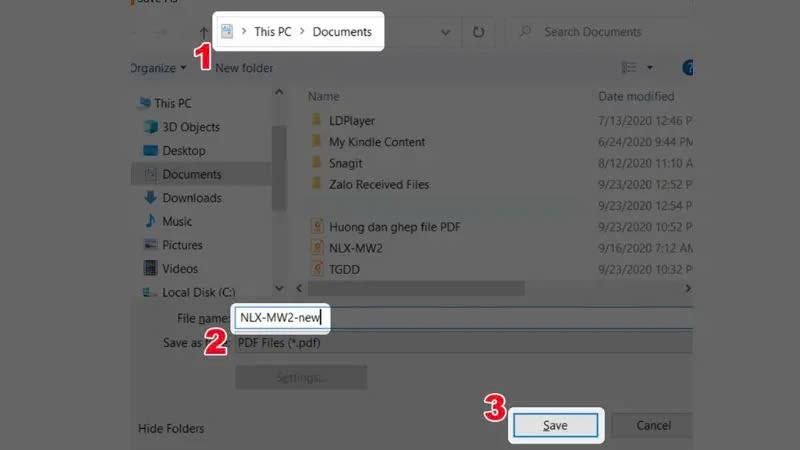 Cách xoay file PDF bị ngược với phần mềm PDF Foxit Reader bước 6