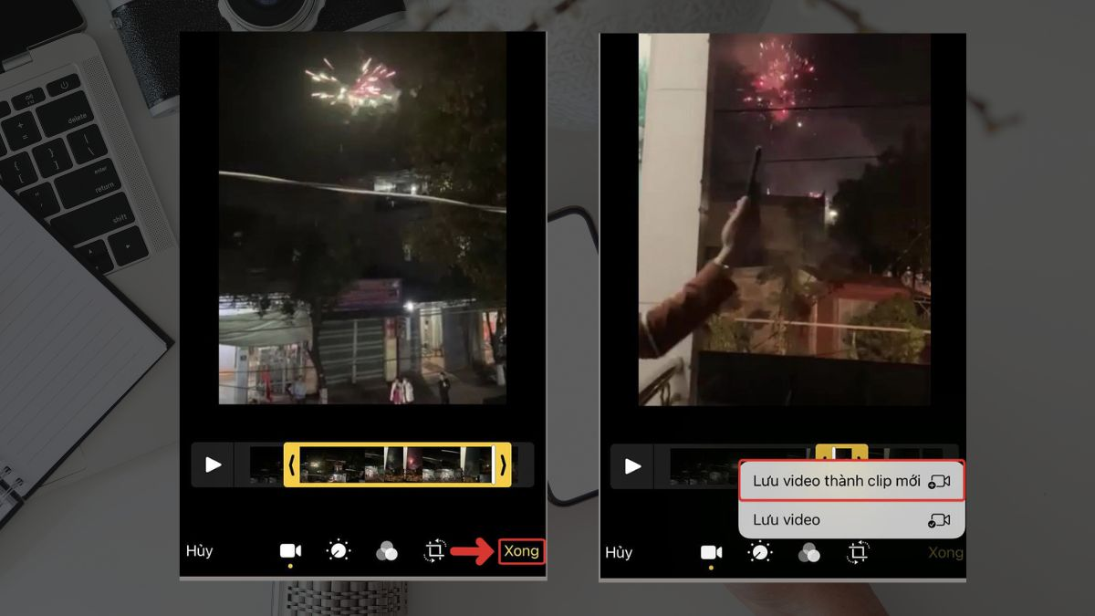 Cách rời video clip bên trên iPhone vày phần mềm Photo đã có sẵn trước bên trên máy