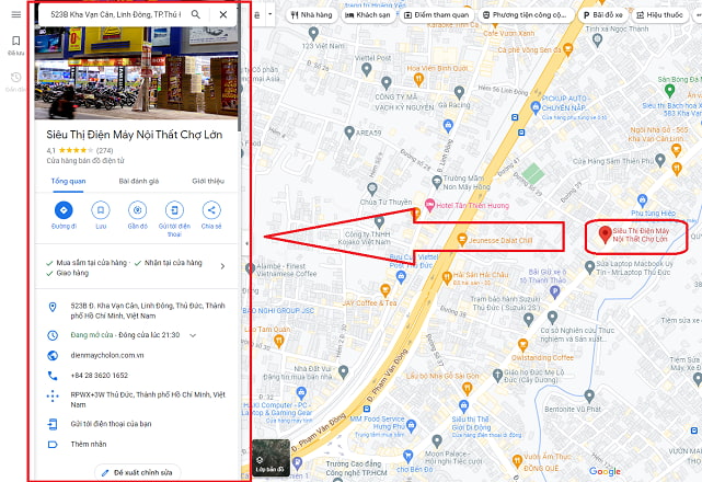Dấu hiệu cho thấy Google maps đã được phê duyệt