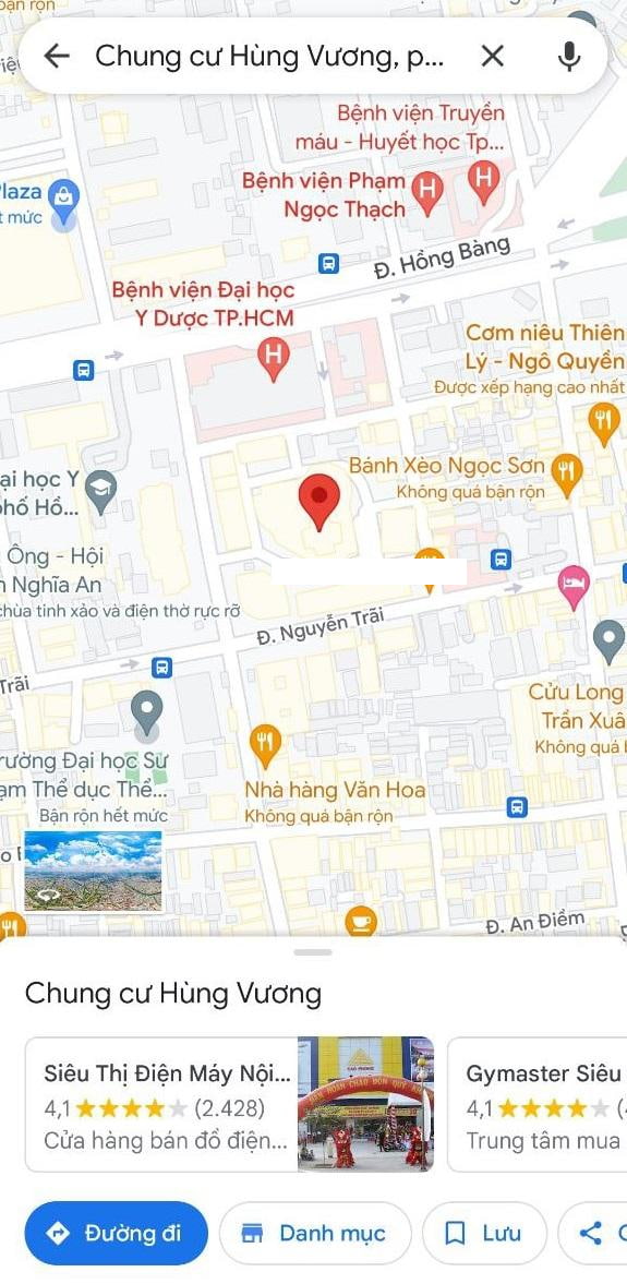 Cách ghim địa chỉ trên Google Maps bằng iPhone/Android bước 2
