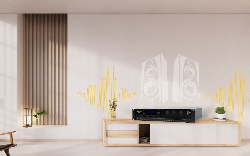 Boston Acoustics BS803 có tổng công suất 2.0 kênh là 700W 