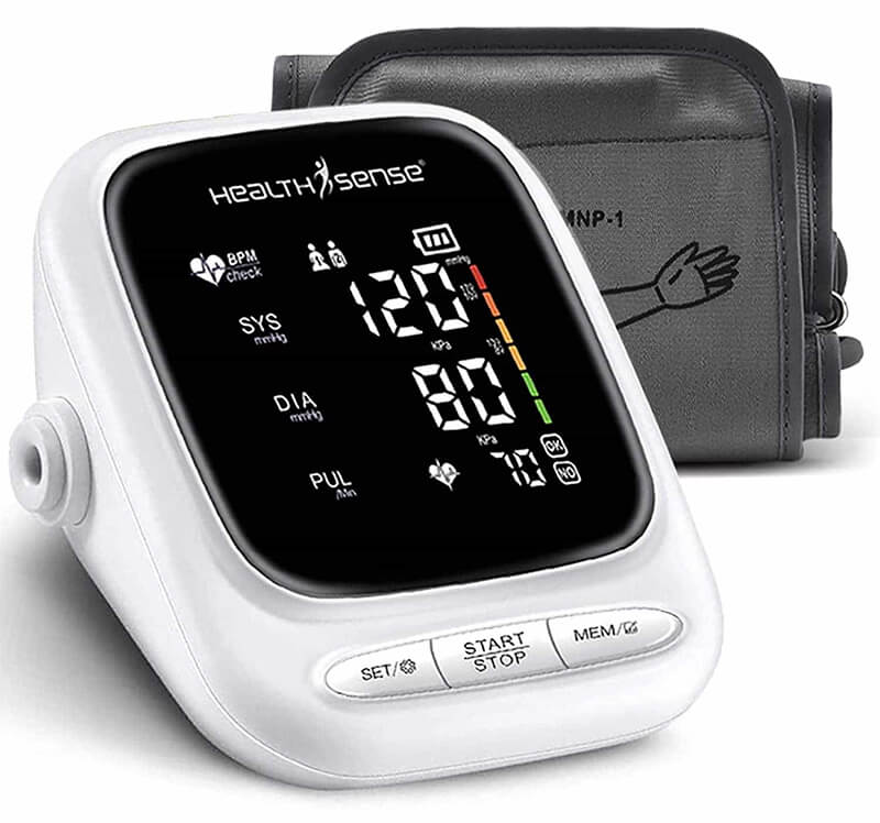 Máy đo huyết áp điện tử có nhiều chức năng hiển thị