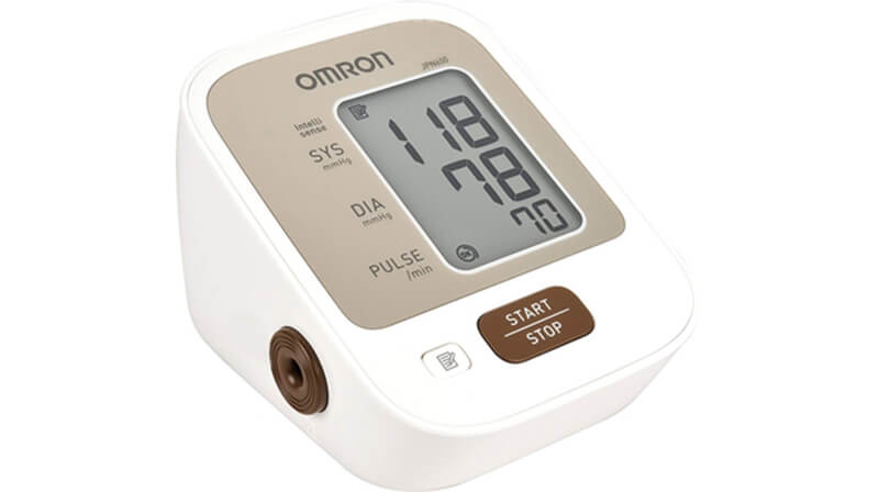 Máy đo huyết áp tự động Omron JPN600 màu trắng nhỏ gọn