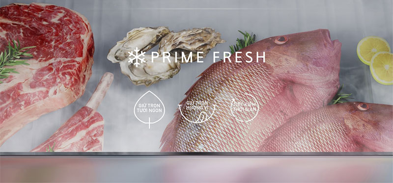 Ngăn cấp đông mềm thế hệ mới Prime Fresh+