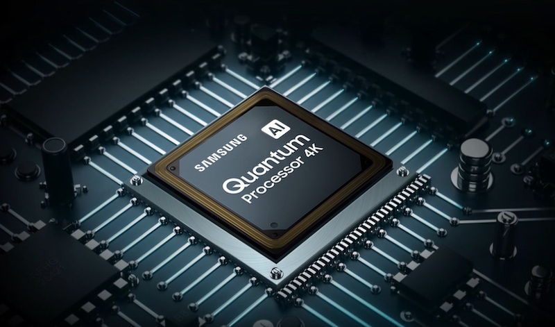 Bộ xử lý Quantum 4K AI của Tivi QLED 4K Samsung 55 Inch QA55Q80B