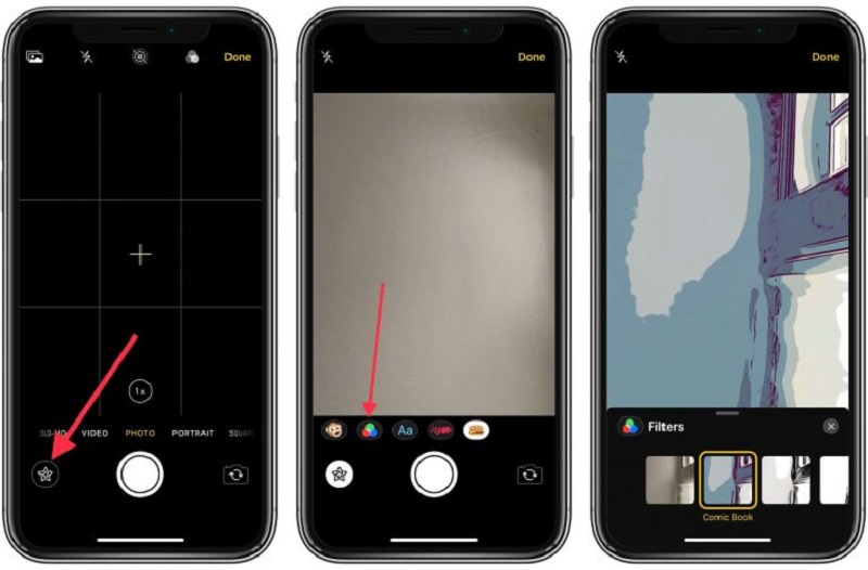 Sử dụng bộ lọc sẵn có trên iPhone để chụp hình
