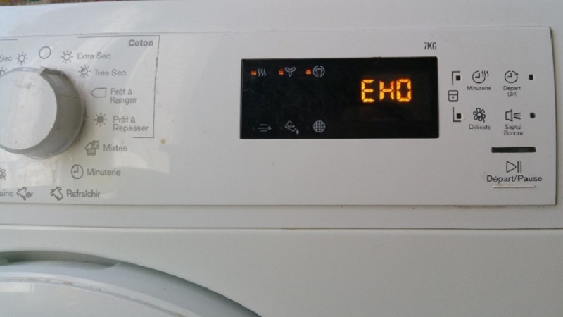 Cách nhận biết máy giặt Electrolux báo lỗi EHO