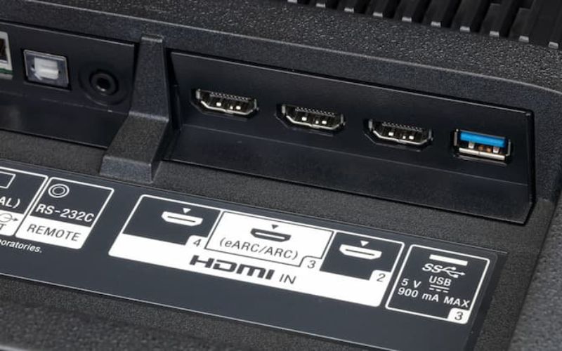 Hệ thống các cổng HDMI trên tivi