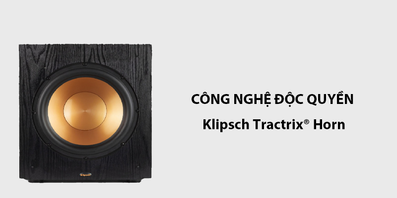 Công nghệ độc quyền Klipsch Tractrix® Horn