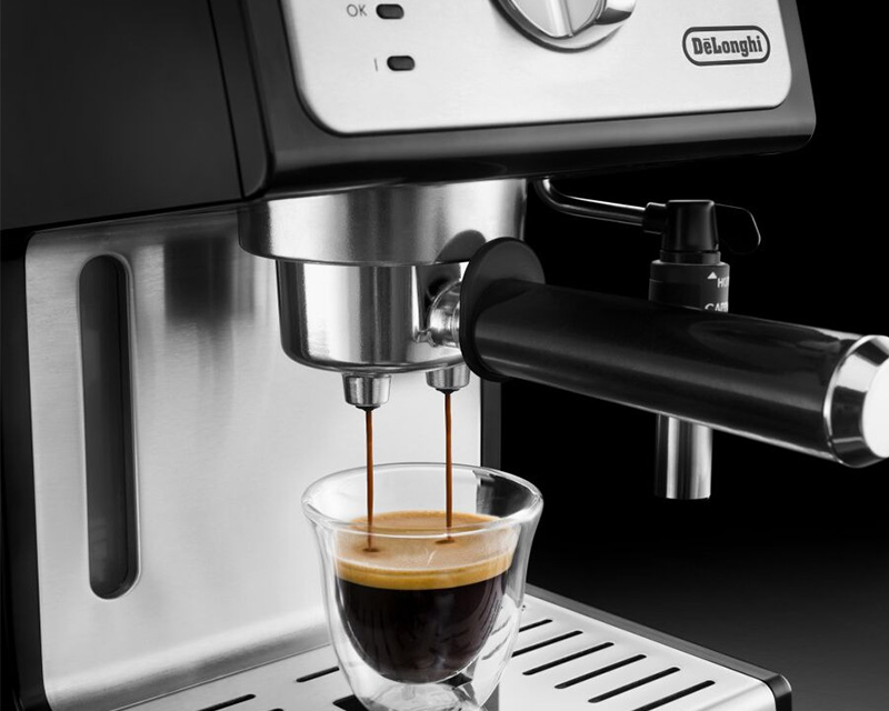 Công suất lớn 1100W giúp cà phê pha nhanh hơn