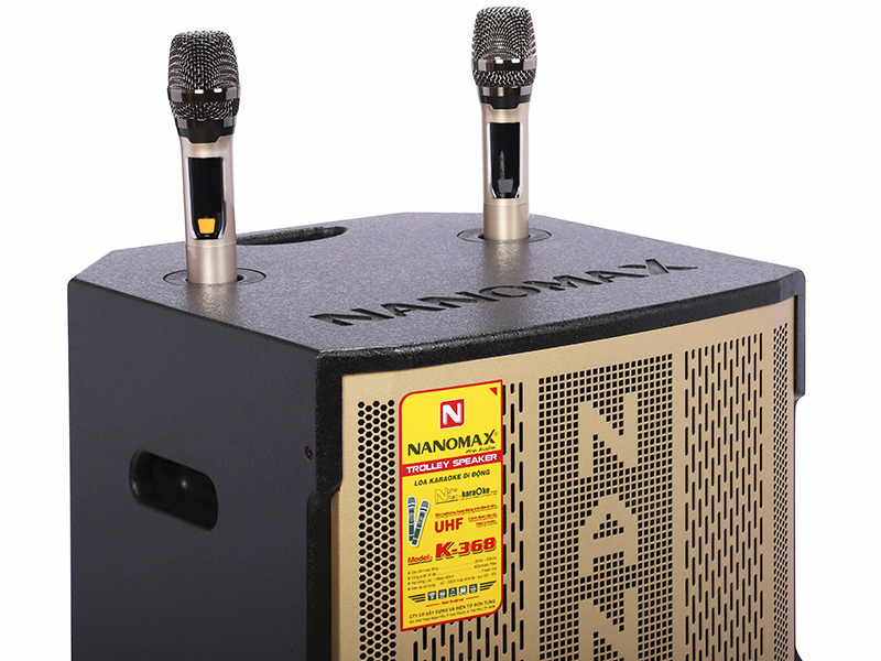 Hát karaoke chuyên nghiệp với 2 mic chuẩn UHF 