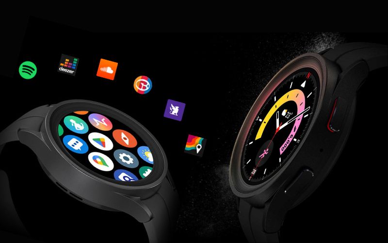 Watch5 Series sử dụng hệ điều hành Wear OS tiên tiến của Samsung