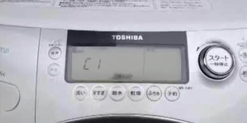 Máy giặt Toshiba báo lỗi C1