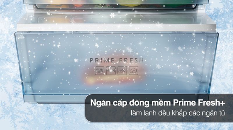 Ngăn cấp đông mềm Prime Fresh+ chuẩn -3℃.