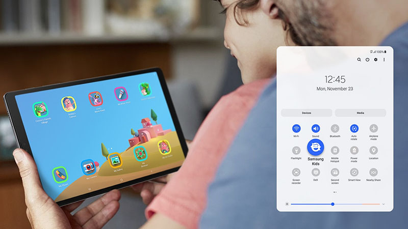 Samsung Kids Sảnh nghịch ngợm ảo lý thú mang lại trẻ em nhỏ