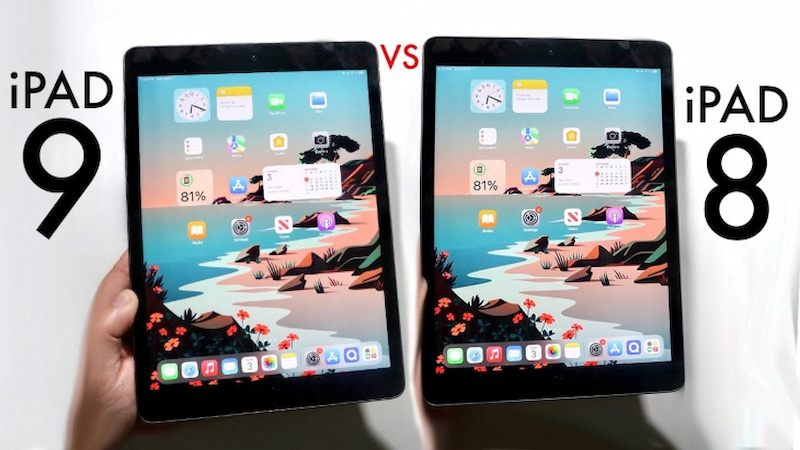So sánh cấu hình iPad gen 8 và iPad gen 9