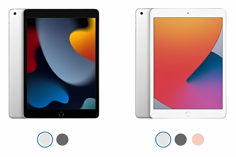 So sánh thiết kế iPad gen 8 và iPad gen 9