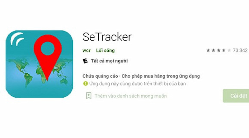 Tài ứng dụng Setracker kết nối điện thoại và đồng hồ 