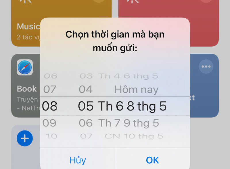 Thực hiện hẹn giờ gửi tin nhắn trên iPhone bằng Siri Shortcuts