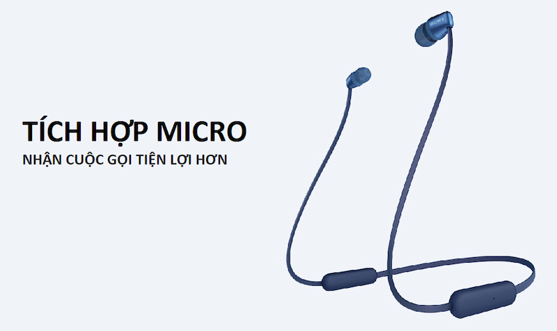 Tích hợp micro nhận cuộc gọi tiện lợi 