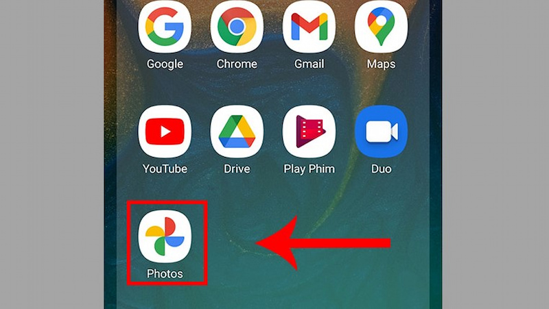 Truy cập Google Photos bên trên điện thoại thông minh Android