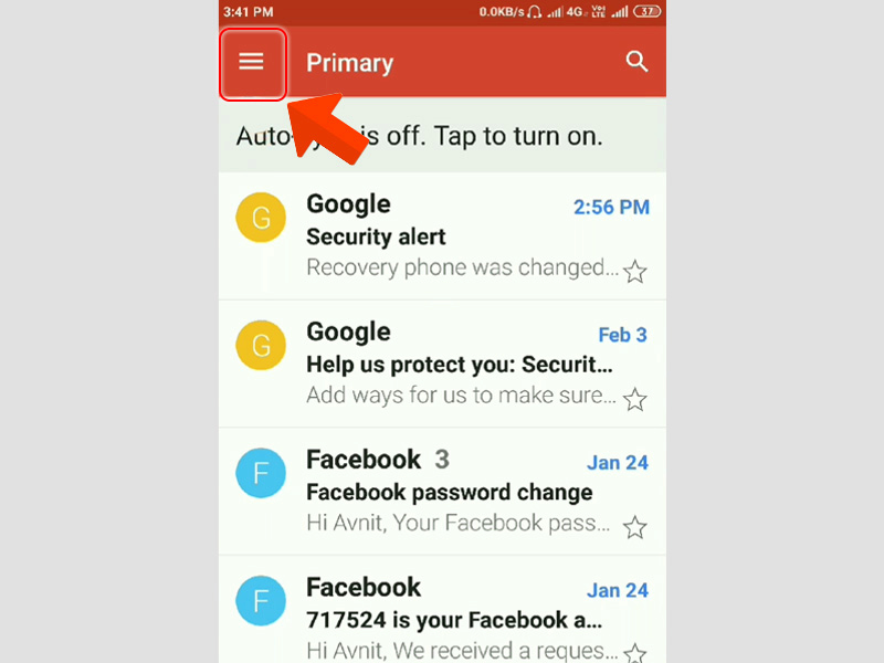 Truy cập nhập thông tin tài khoản Gmail bên trên năng lượng điện thoại