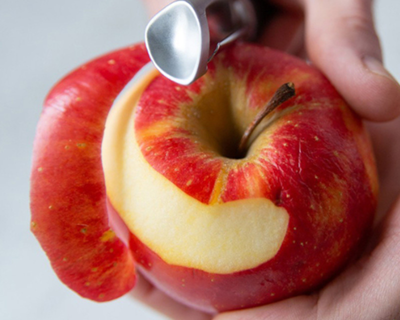 Vỏ táo có khả năng loại bỏ vết cháy hiệu quả