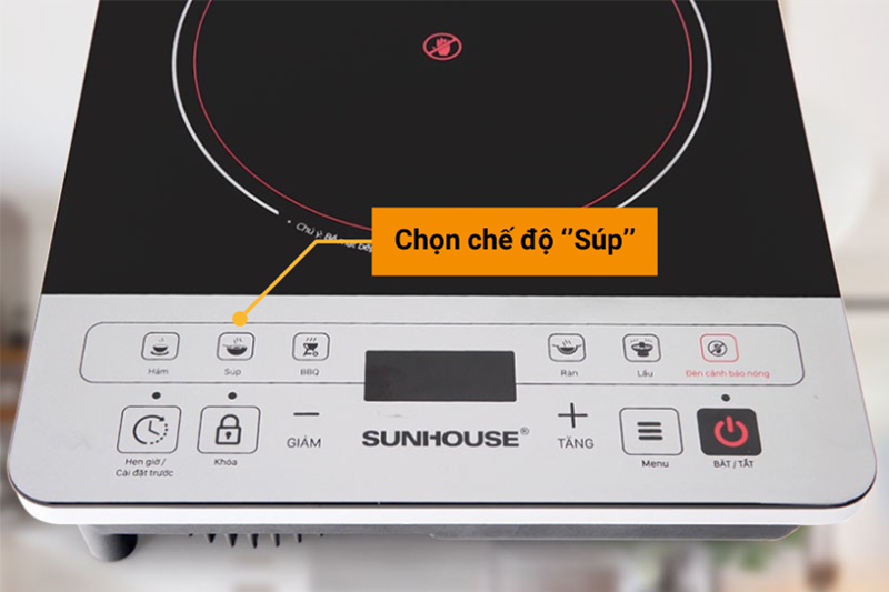 Chế độ nấu Soup trên Sunhouse SHD6005