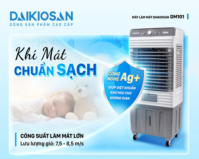 Sử dụng công nghệ Ag+ diệt vi khuẩn