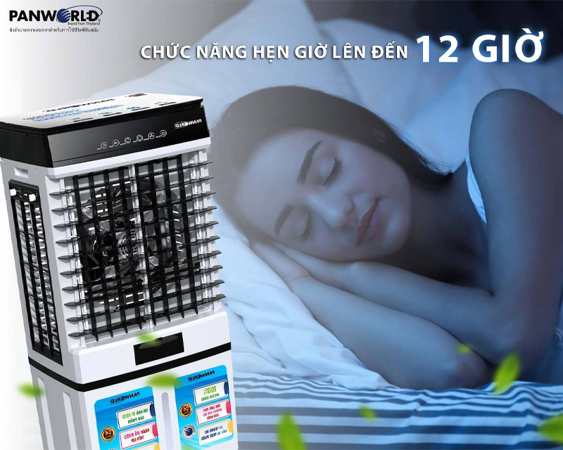 Chức năng hẹn giờ lên đến 12 tiếng