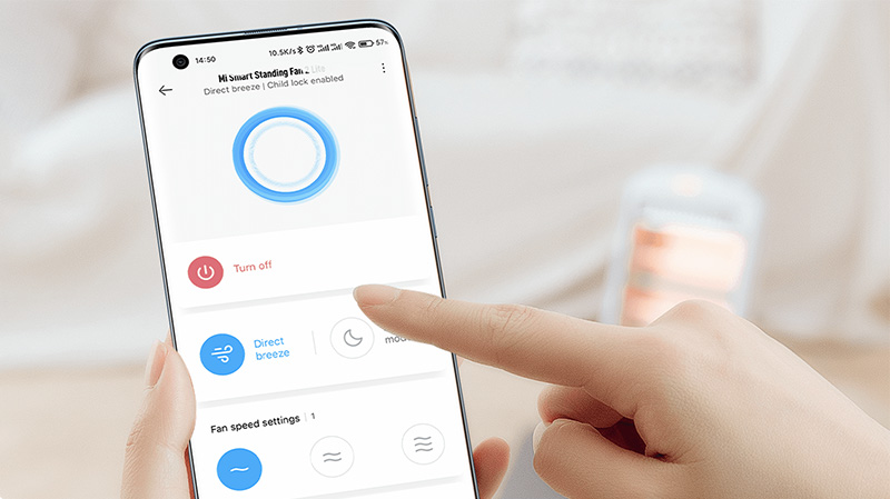 Điều khiển quạt qua App Mi Home