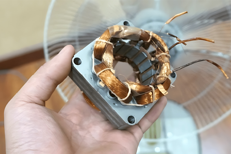 Đứt sợi đồng trong stator