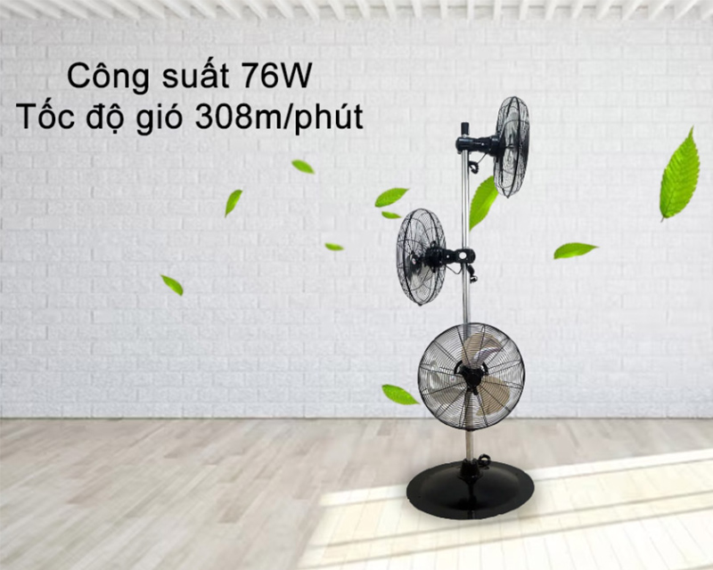 Hoạt động công suất 76W