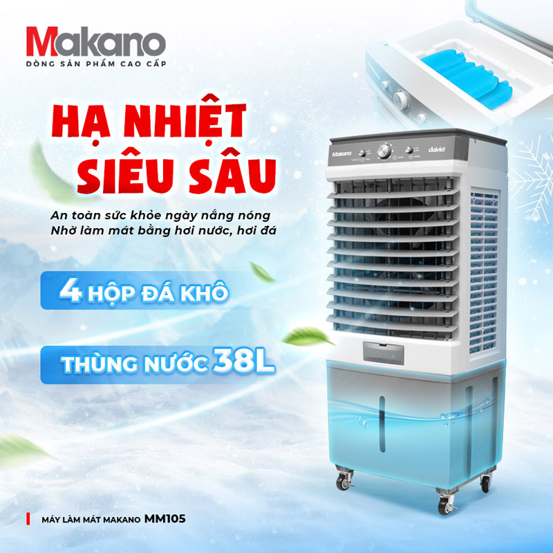 Makano MM105 dung tích 38 Lít