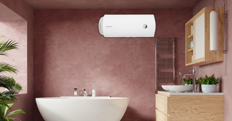 Máy Nước Nóng Gián Tiếp Ariston PRO R 50 SH 2.5 FE 50 Lít có thiết kế đơn giản nhưng hiện đại