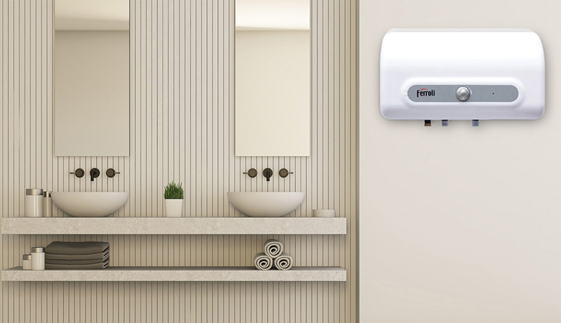Máy Nước Nóng Gián Tiếp Ferroli QQ Evo 15L ME 15 lít 2.5KW tô điểm thêm cho không gian nhà tắm