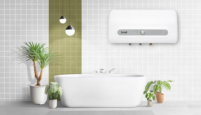 Máy Nước Nóng Gián Tiếp Ferroli QQ Evo 30L ME 30 lít 2.5KW thiết kế hiện đại, nhã nhặn