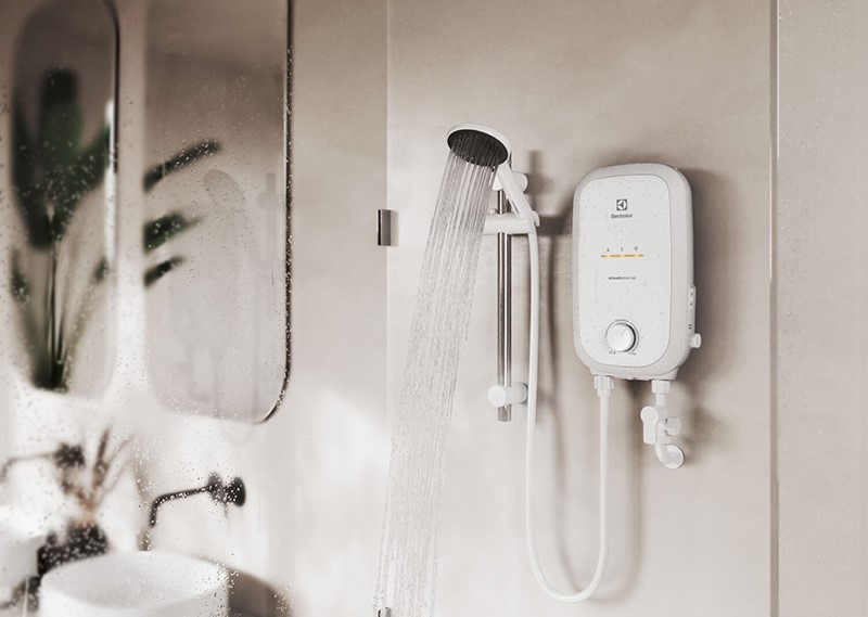 Máy Nước Nóng Trực Tiếp Electrolux EWE451QB-W4 thiết kế hiện đại, viền cong tinh tế