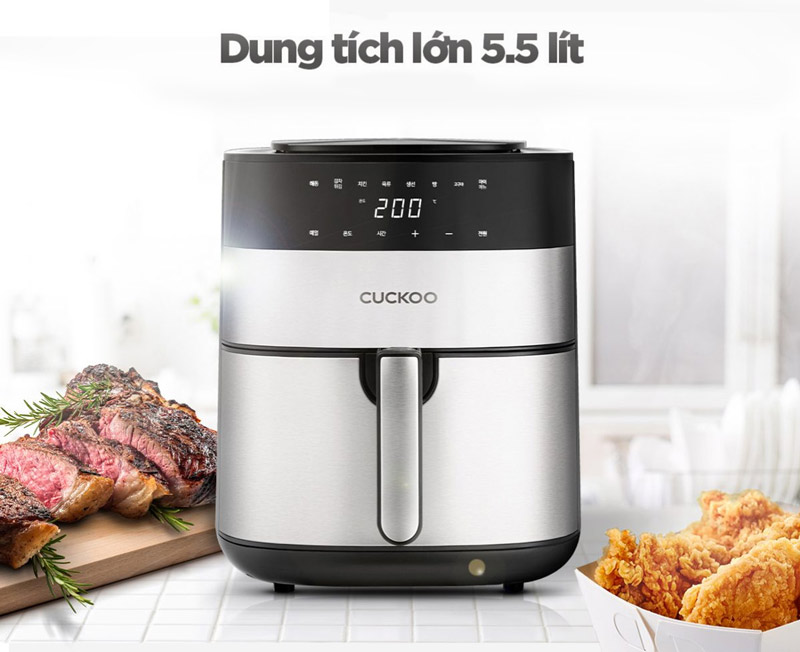 Nồi chiên không dầu Cuckoo CAF-G0510T/BKVNCV 5.5 lít