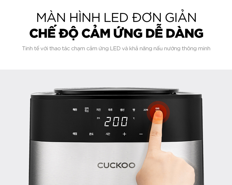 Nồi chiên không dầu Cuckoo CAF-G0510T/BKVNCV 