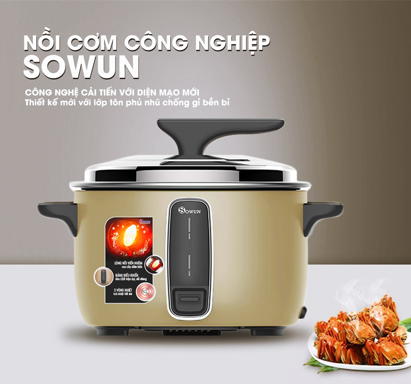 Nồi cơm công nghiệp Sowun SW 6936 3.6L